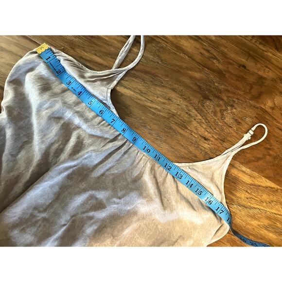 The Odells ANTHROPOLOGIE Maxi Slip Dress w Sash Size M Medium POCKETS MINIMALIST - Picture 6 of 8